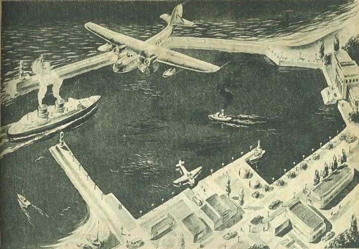 История авиации в Сочи. Часть 3. Полёты над городом и морем