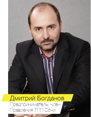 Дмитрий Богданов - Предприниматель, член Правления ТПП г.Сочи
