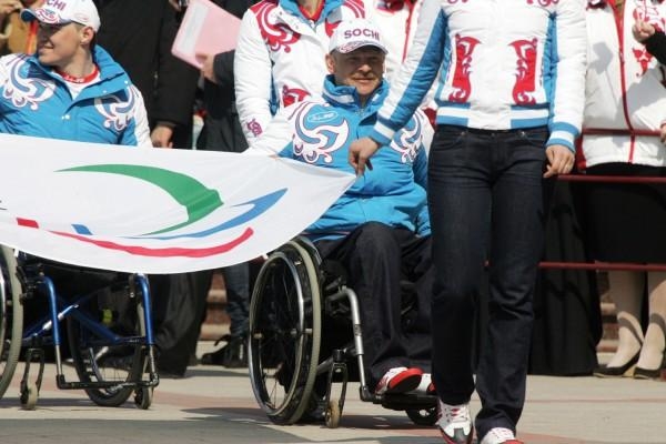 Церемония встречи флагов олимпиады 2014 в Сочи