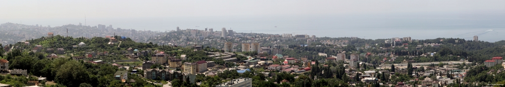 панорама города Сочи