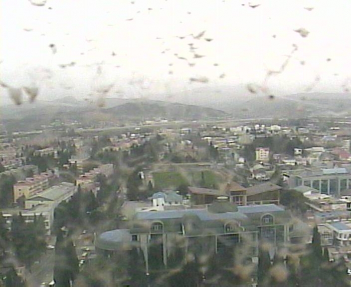 Грязь на веб-камере после дождя