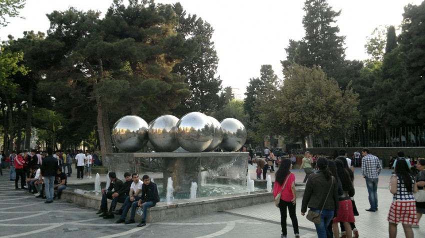 Баку, фонтаны