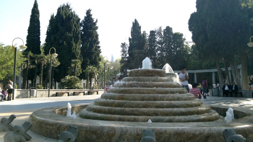 Баку, фонтаны