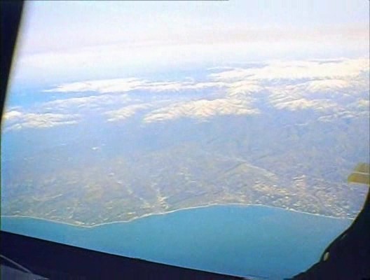 Вид на Сочи из кабины А-50