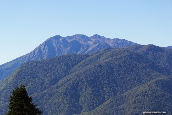 Вид с вершины Псехако