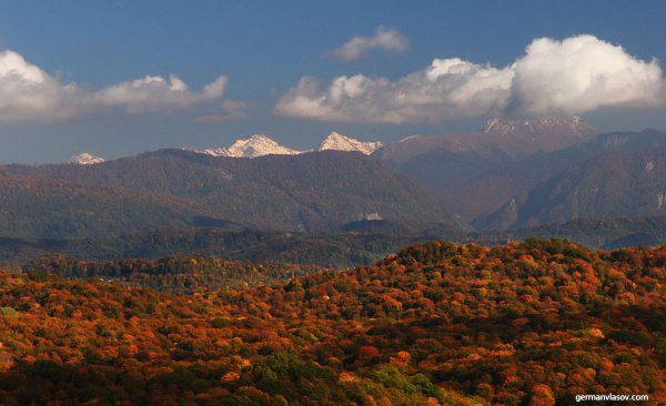 Вершины Главного Кавказского хребта