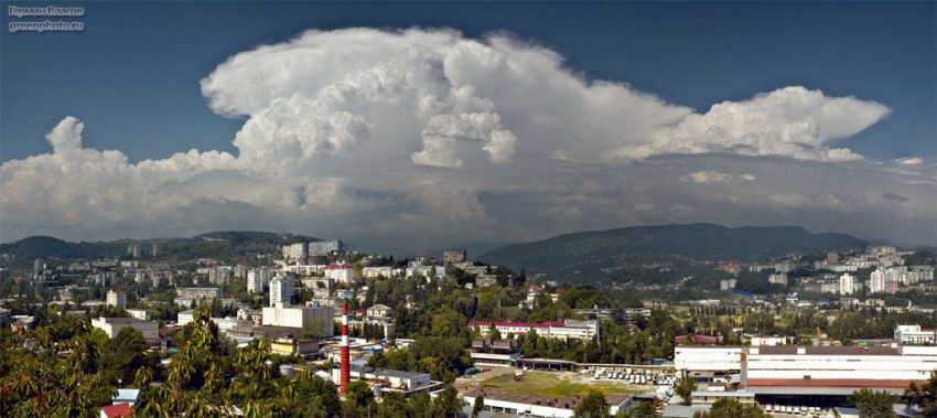 Облака над Сочи