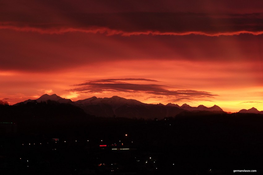 рассвет в Сочи