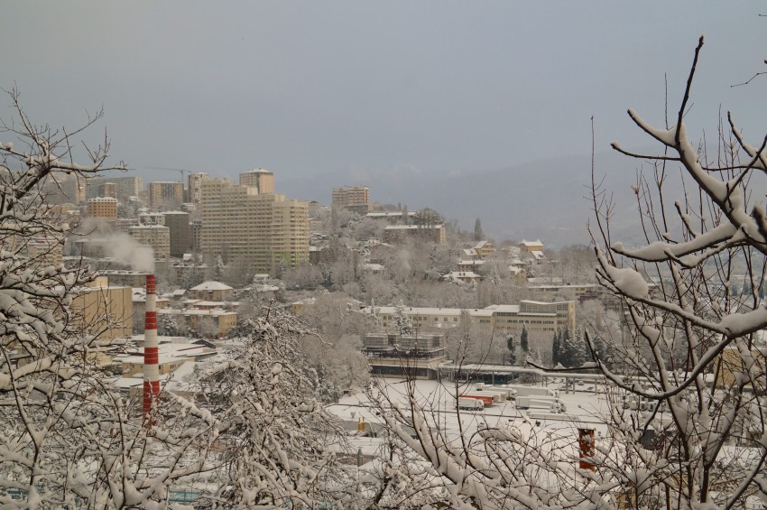 Снег в Сочи