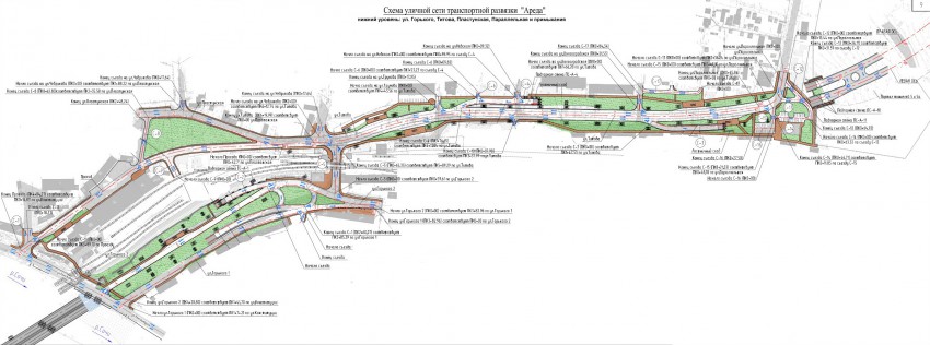 Схема развязки дунайского и московского шоссе