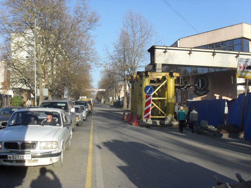 Донская, стройка развязки