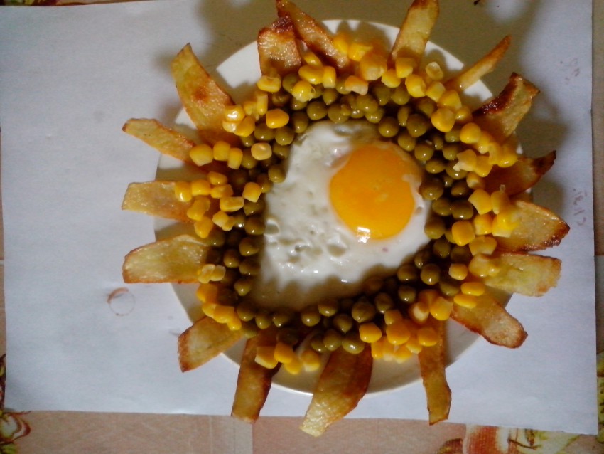 В этот день было хорошее настроение, слепил такое вот произведение