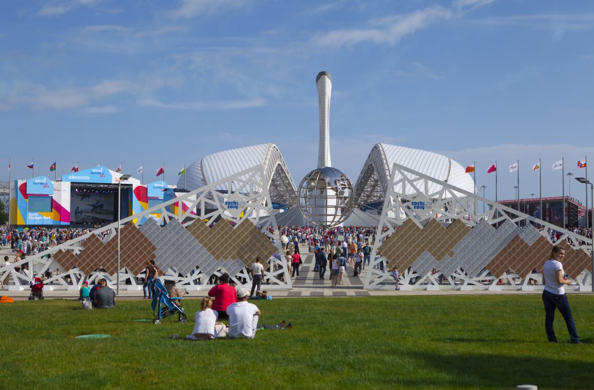 Площадь олимпийского парка