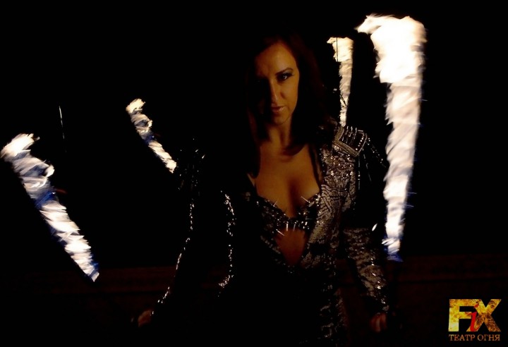 Огненное шоу. Fire show.