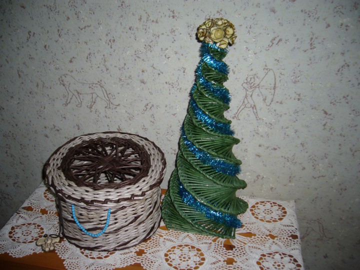 Елка плетеная 