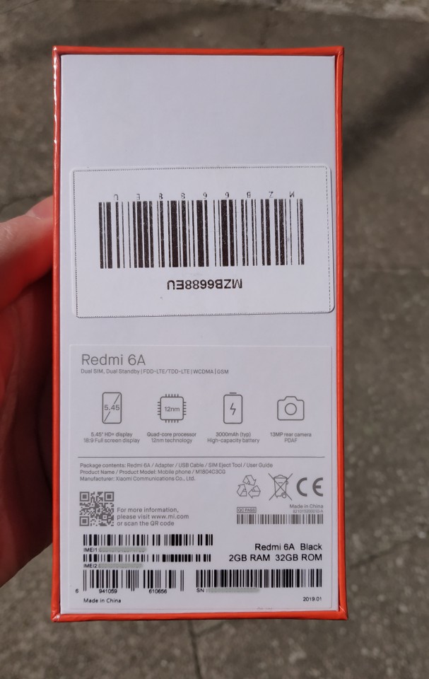 Xiaomi Redmi 6a 2 / 32 gb