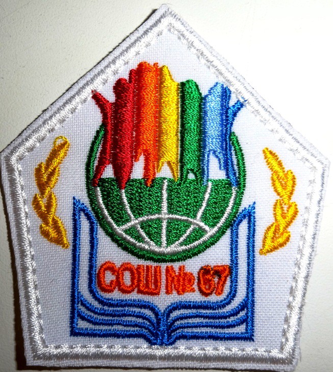 Нашивки с логотипом школы